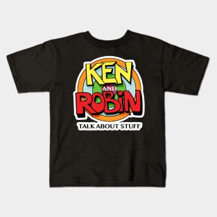 Ken and Robin Talk About Stuff (Logo for Dark Shirts) Kids T-Shirt